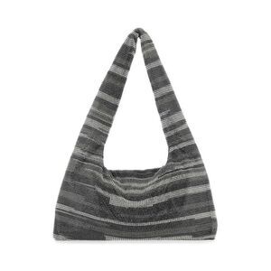 KARA Crystal Mesh Shimmer Hobo Bag Women MULTICOLOURED Handbags